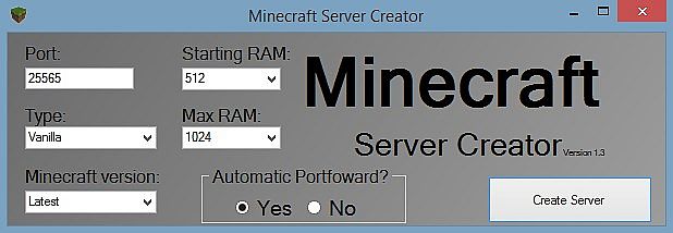 minecraft server maker for mac